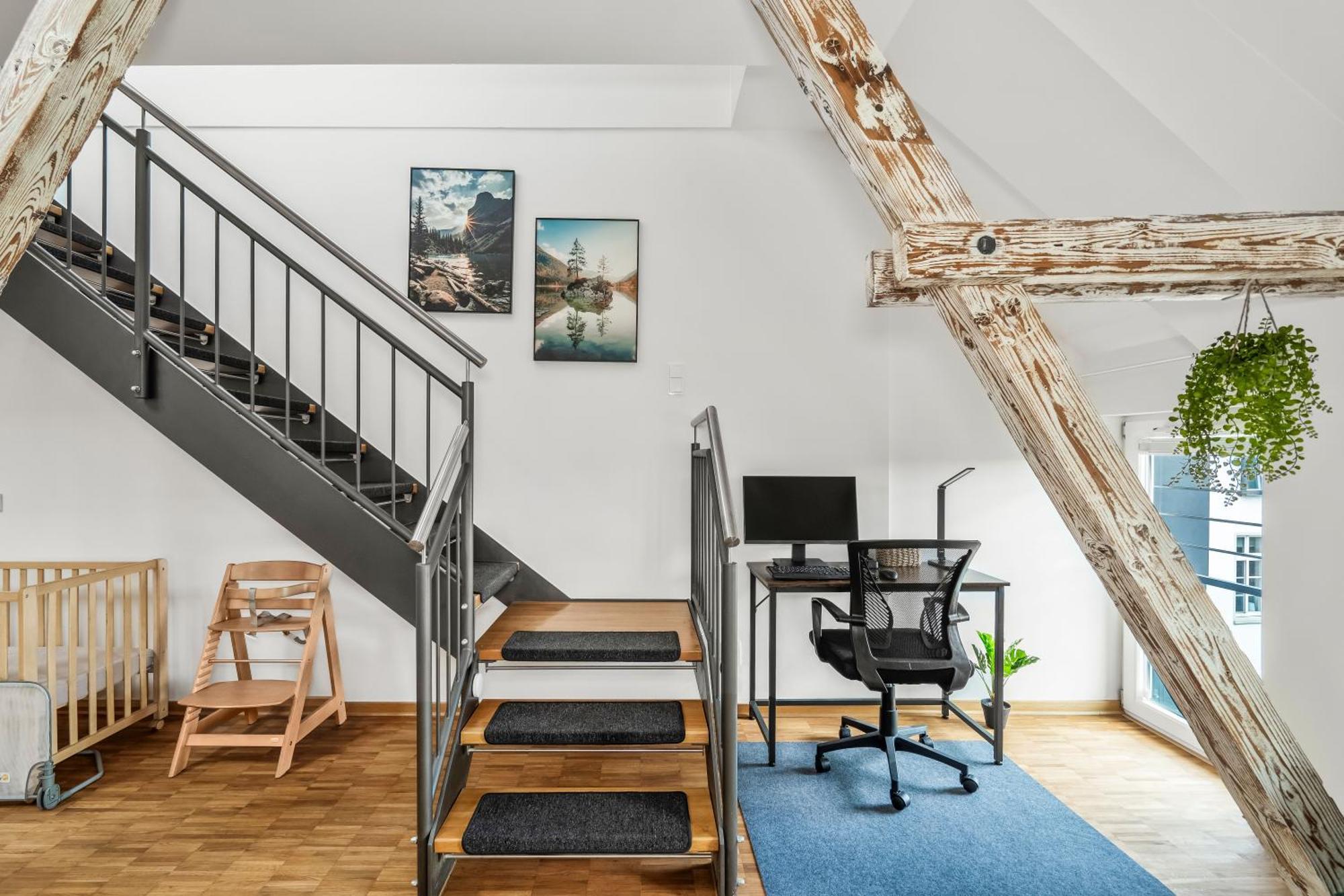 Dnd Design Loft I 170Qm I Parken I Balkon I Workstation I Netflix I Kaffee I Waschmaschine I Trockner I Xbox I Ausblick Appartement Würzburg Buitenkant foto